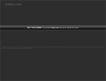 Tablet Screenshot of iclean.com